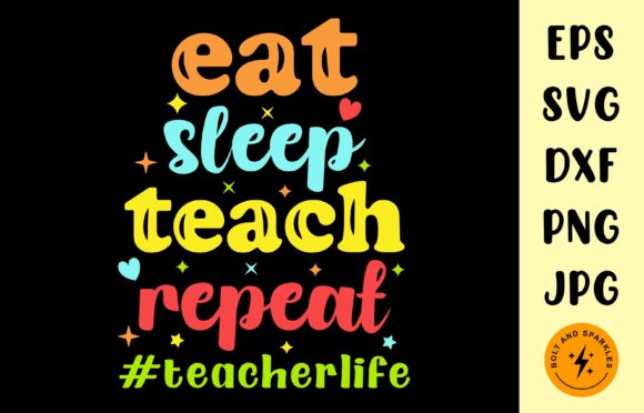 Eat Sleep Teach Repeat SVG: An Embroidery Review