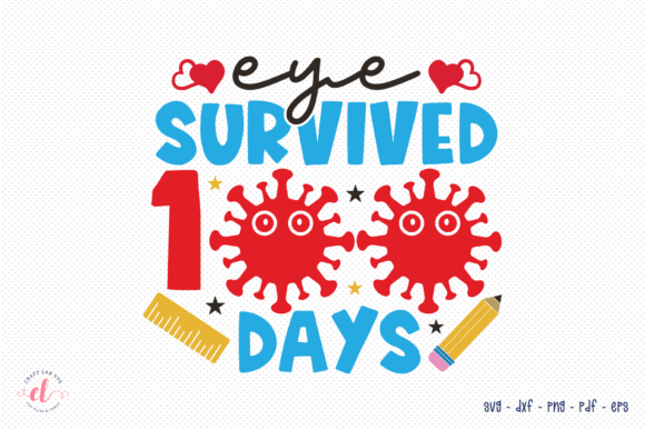 Eye Survived 100 Days SVG: An Embroidery Review