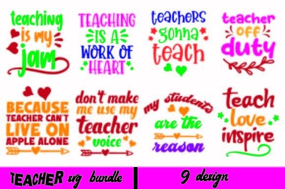 TEACHER 9 DESIGN SVG BUNDLE: A Stitcher’s Review