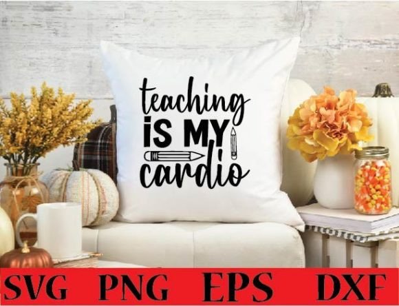 Teaching is My Cardio SVG: An Embroidery Review